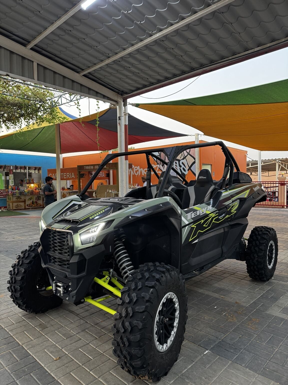 Two-seat performance dune buggy available in the desert yard